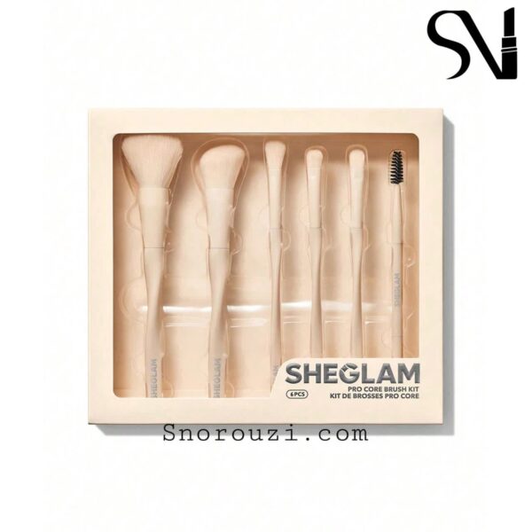 ست براش ۶ تیکه شیگلم pro core brush kit sheglam