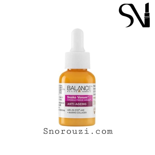 سرم بالانس BALANCE اسنک ونوم SNAKE VENOM| جوانساز و ضدچروک پوست چرب